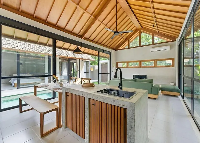 别墅 Casa Moonflower Cozy 2br Pool In Uluwatu *